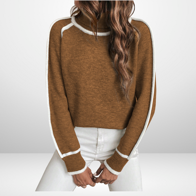 Laluna® | Warm polo neck jumper
