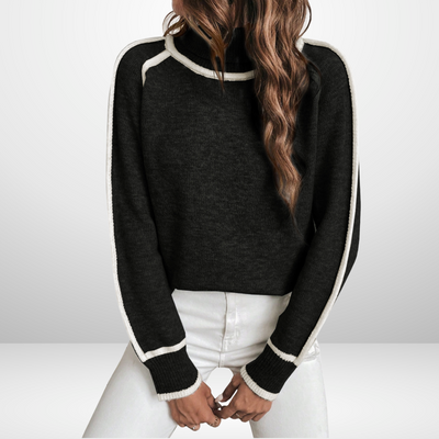 Laluna® | Warm polo neck jumper