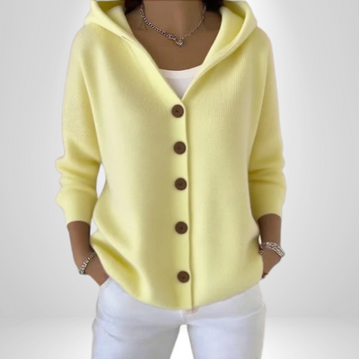 Cléandre - Hooded Gilet with Buttons