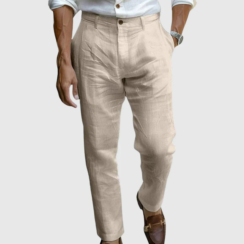 Aminuddin - Causal Loose Linen Pant