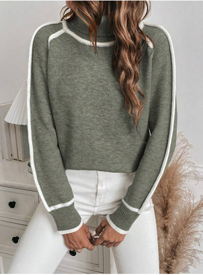 Laluna® | Warm polo neck jumper