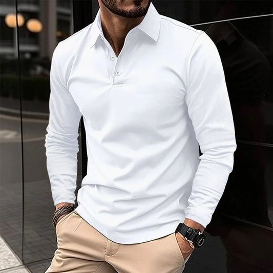 Ethan - Casual Long sleeved polo