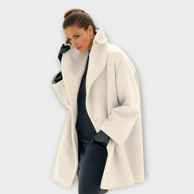 Emma - Luxury Wind-Resistant Wool Overcoat
